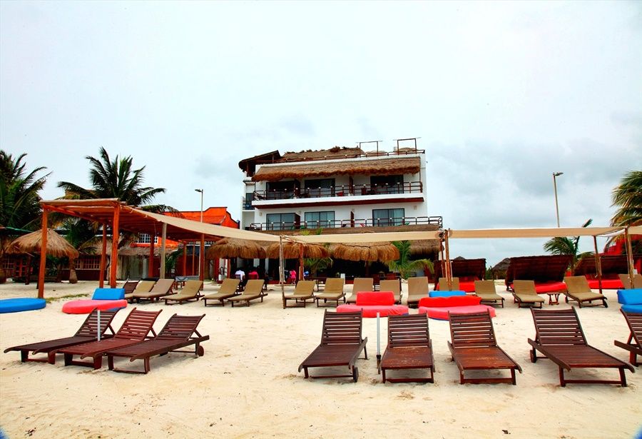 Hotel Quinto Sole Mahahual Exteriér fotografie